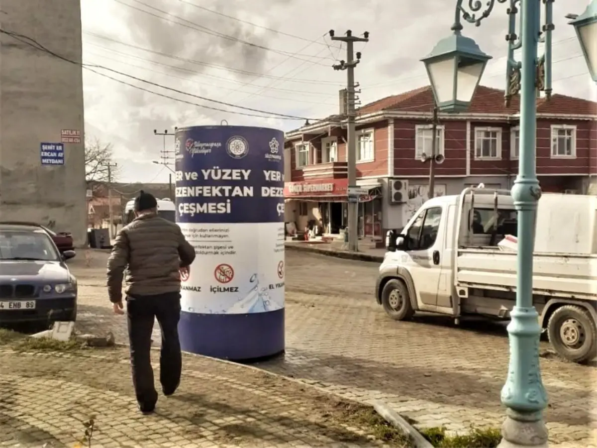 Dezenfektan çeşmeleri kırsal mahallelerde