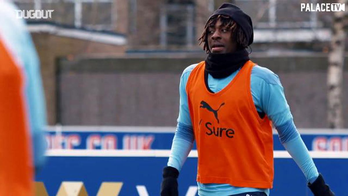 Eberechi Eze ve Wilfried Zaha Antrenmanlarına Devam Ediyor
