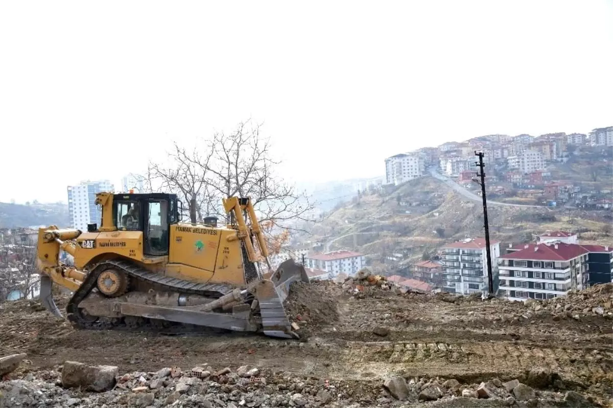 Mamak\'ta yol açma çalışmaları hızla sürüyor