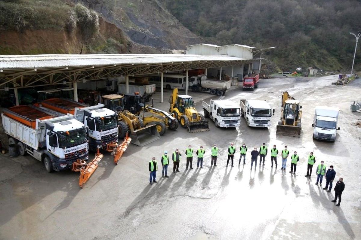 Serdivan kışa hazır