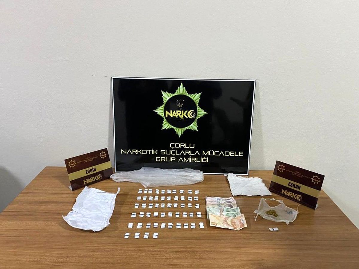 Tekirdağ\'da uyuşturucu operasyonu: 1 gözaltı