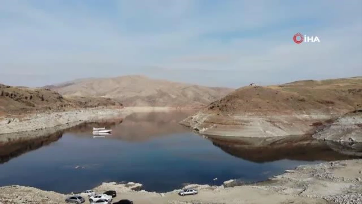 Kayseri\'de kuraklık arttı, Yamula Barajı\'nda su seviyesi iyice azaldı