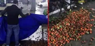 Kilolarca çileği 'satılmadı' diye döken esnafa tepki yağdı