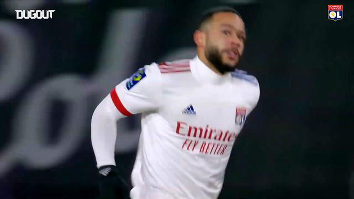 Memphis Depay\'ın Rennes\'e Attığı Gol