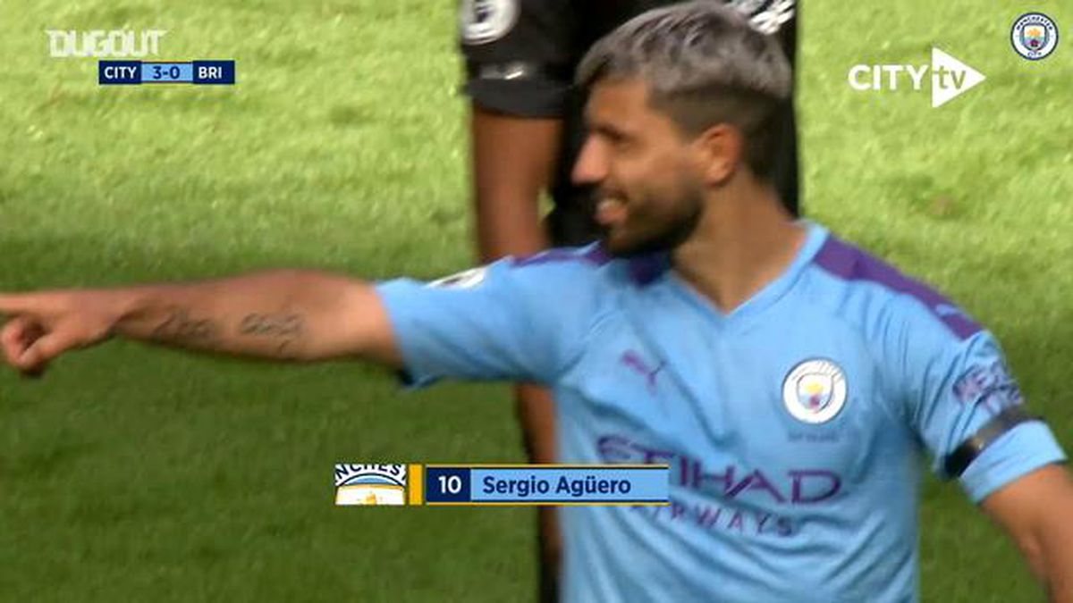 Sergio Agüero\'nun, Brighton\'a Attığı Harika Gol