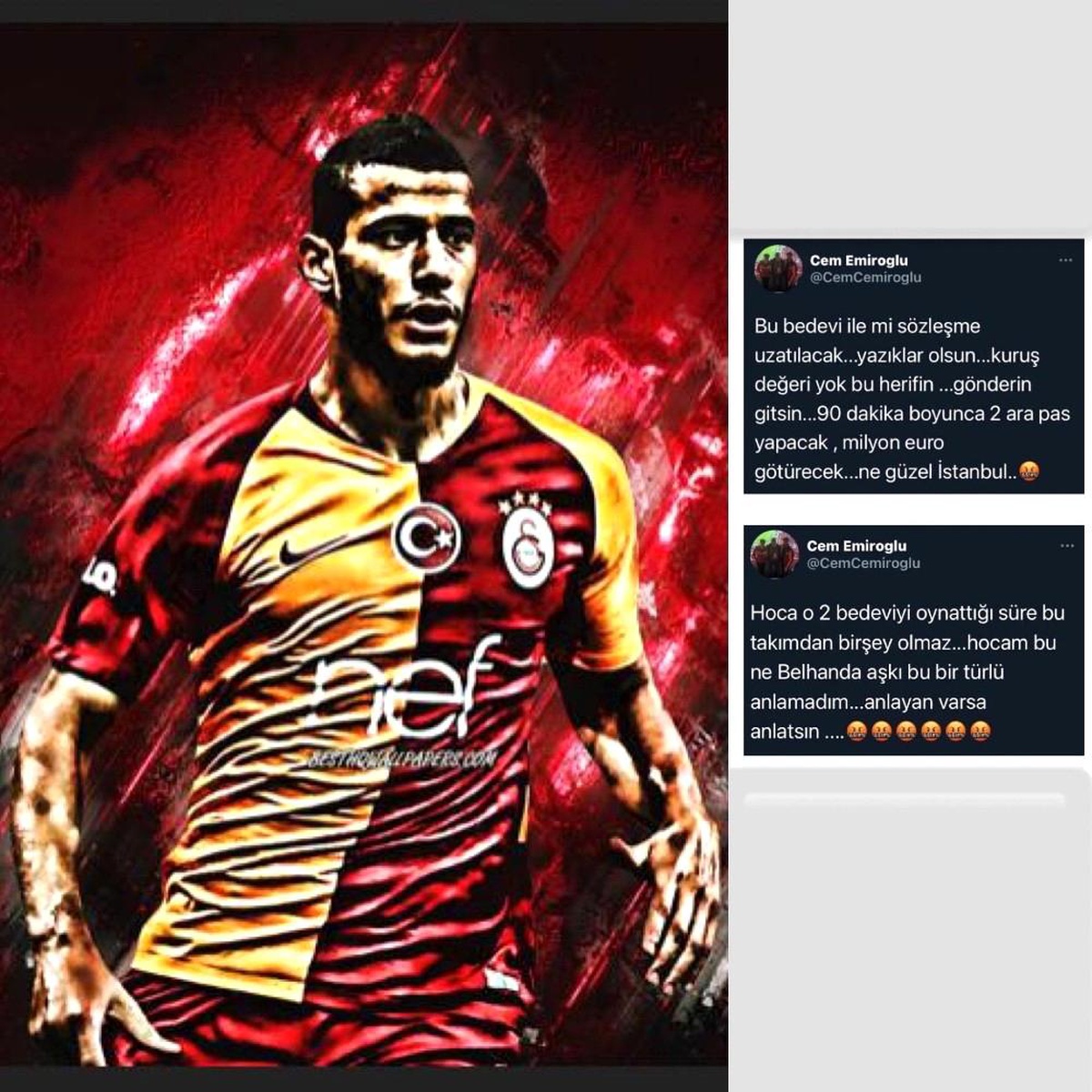 Younes Belhanda: "Kesinlikle bir bedeviyim ama Galatasaray\'ı seven ve temsil eden bir bedeviyim!"