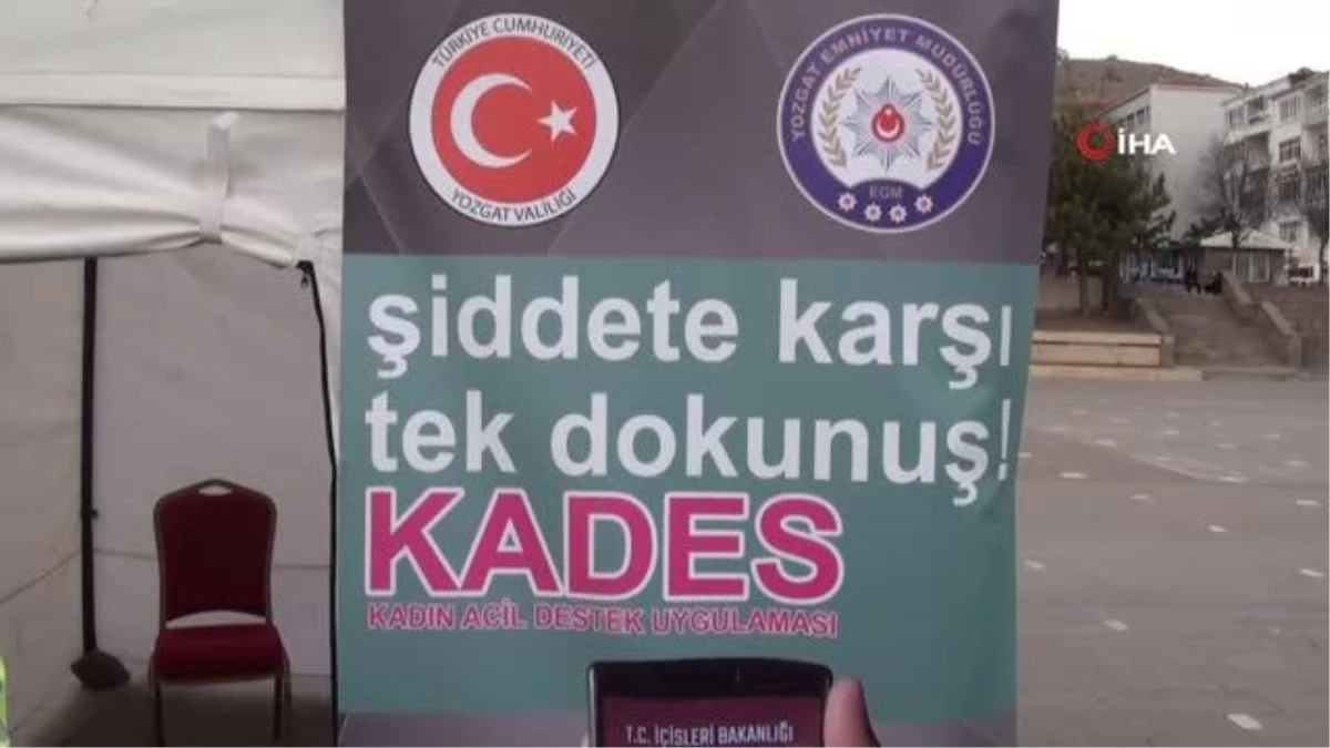 Yozgat\'ta kadınlara KADES uygulaması tanıtıldı