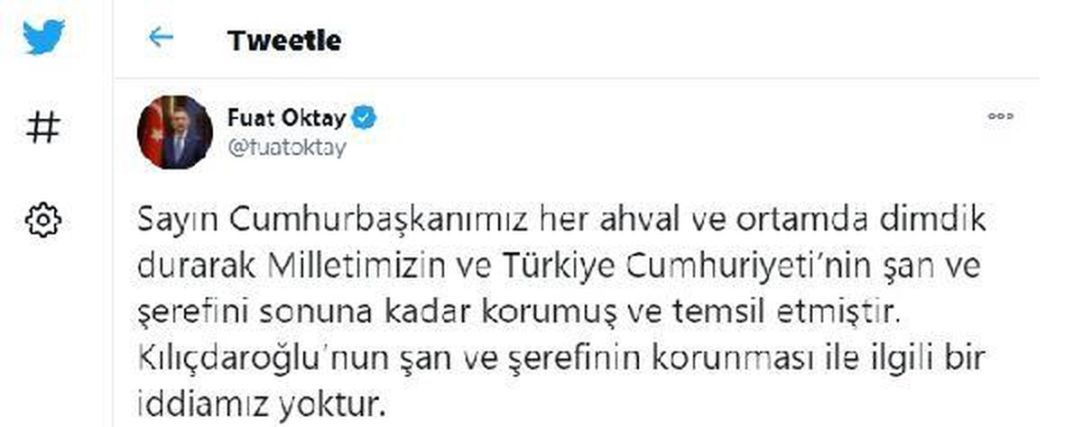 Cumhurbaşkanı Yardımcısı Oktay\'dan Kılıçdaroğlu\'nun sözlerine tepki
