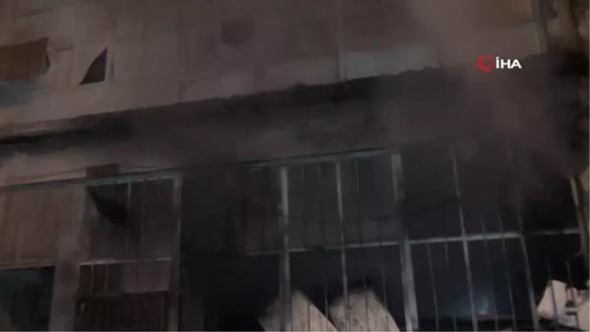 Boyahanede çıkan yangın korkuttu