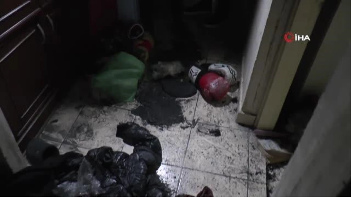 Ataşehir\'de evi yakılan genç kadının komşuları o dehşet anları anlattı