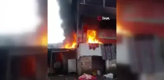 Son dakika haberi | İki katlı evde çıkan yangın 10 kişilik aileyi evsiz bıraktı