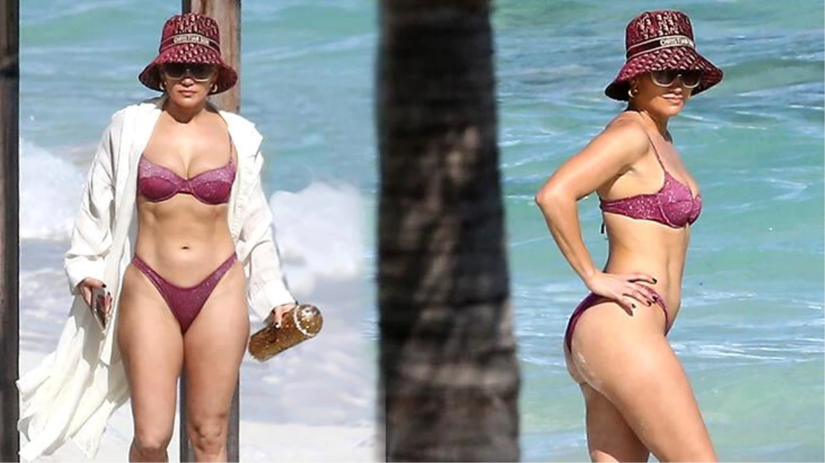 Jennifer Lopez, nişanlısı Alex Rodriguez ile Karayipler tatilini sürdürüyor