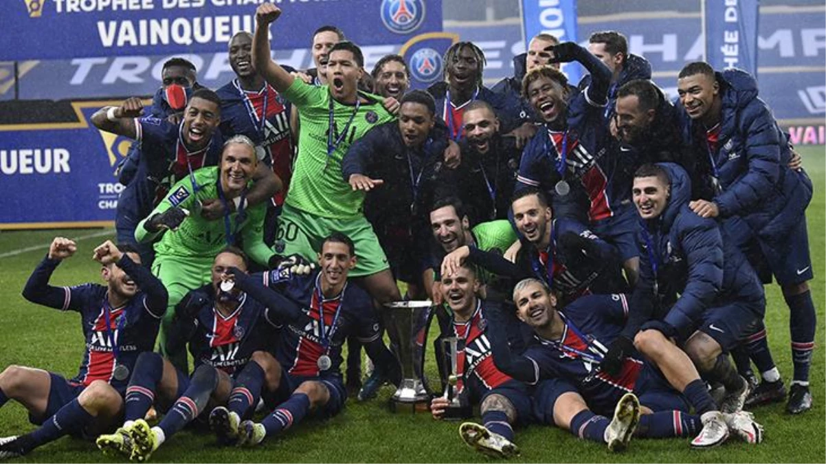 PSG Marsilya\'yı devirdi, Pochettino 3. maçında kupa sahibi oldu