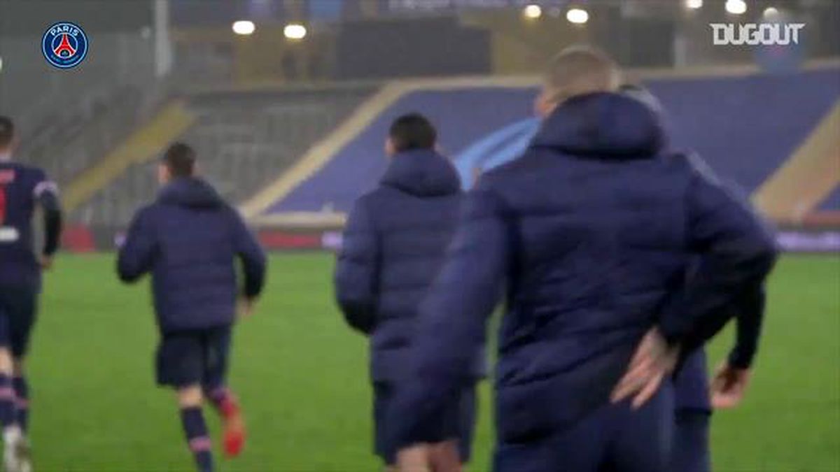 PSG\'nin Marsilya Sonrası Maç Sevincinin Perde Arkası Görüntüleri