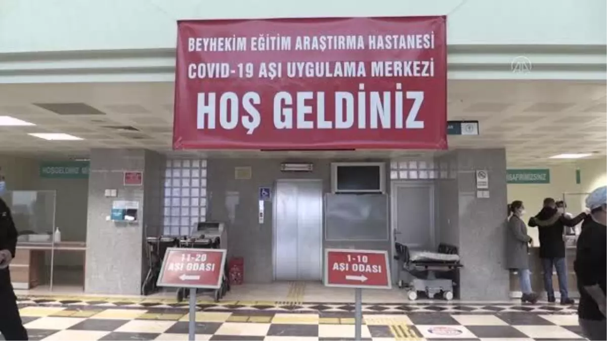 Sağlık çalışanlarına CoronaVac aşısının ilk dozu yapılmaya başlandı