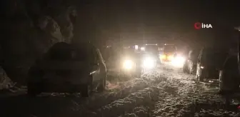 Sivas'ta yoğun kar yağışı ulaşımda aksamalara neden oldu