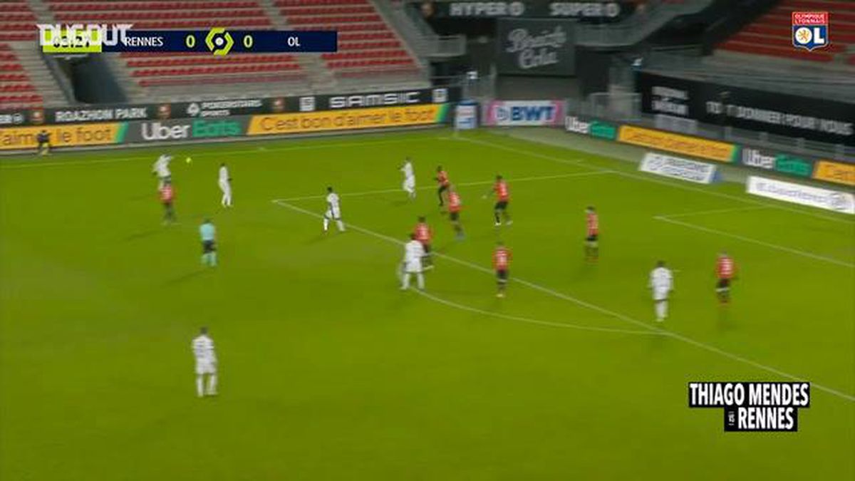 Thiago Mendes\'in Rennes Maçından En İyi Anları