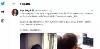 Son dakika haberleri | Bakan Selçuk: 5'inci fazda 359 bin 120 öğrencimiz tabletlerine kavuştu