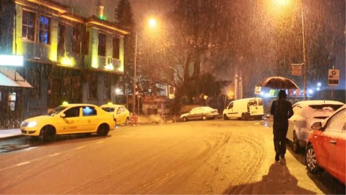 Kentin yüksek kesimlerinde kar yağışı (4)