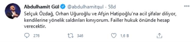 Son dakika politika: Adalet Bakanı Gül'den, saldırıya uğrayan Özdağ, Uğuroğlu ve Hatipoğlu'na acil şifa dileği