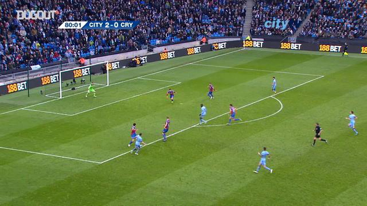 Yaya Toure\'nin Crystal Palace\'a Attığı Gol