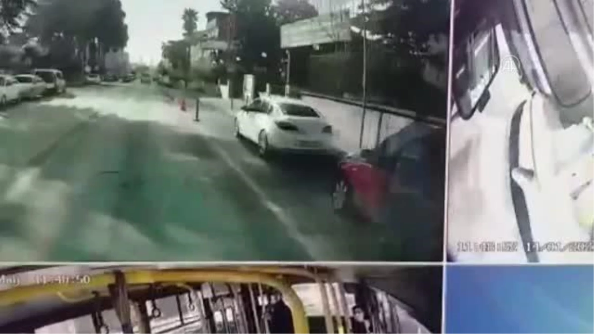 Yere yığılan kişinin yardımına halk otobüsü şoförü koştu