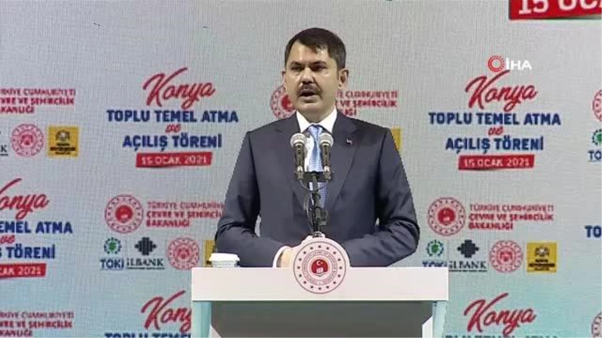 Son dakika haberleri | Bakan Kurum: "Yatırım değeri 1.6 milyar lira olan 38 projemizi de büyük oranda tamamladık"