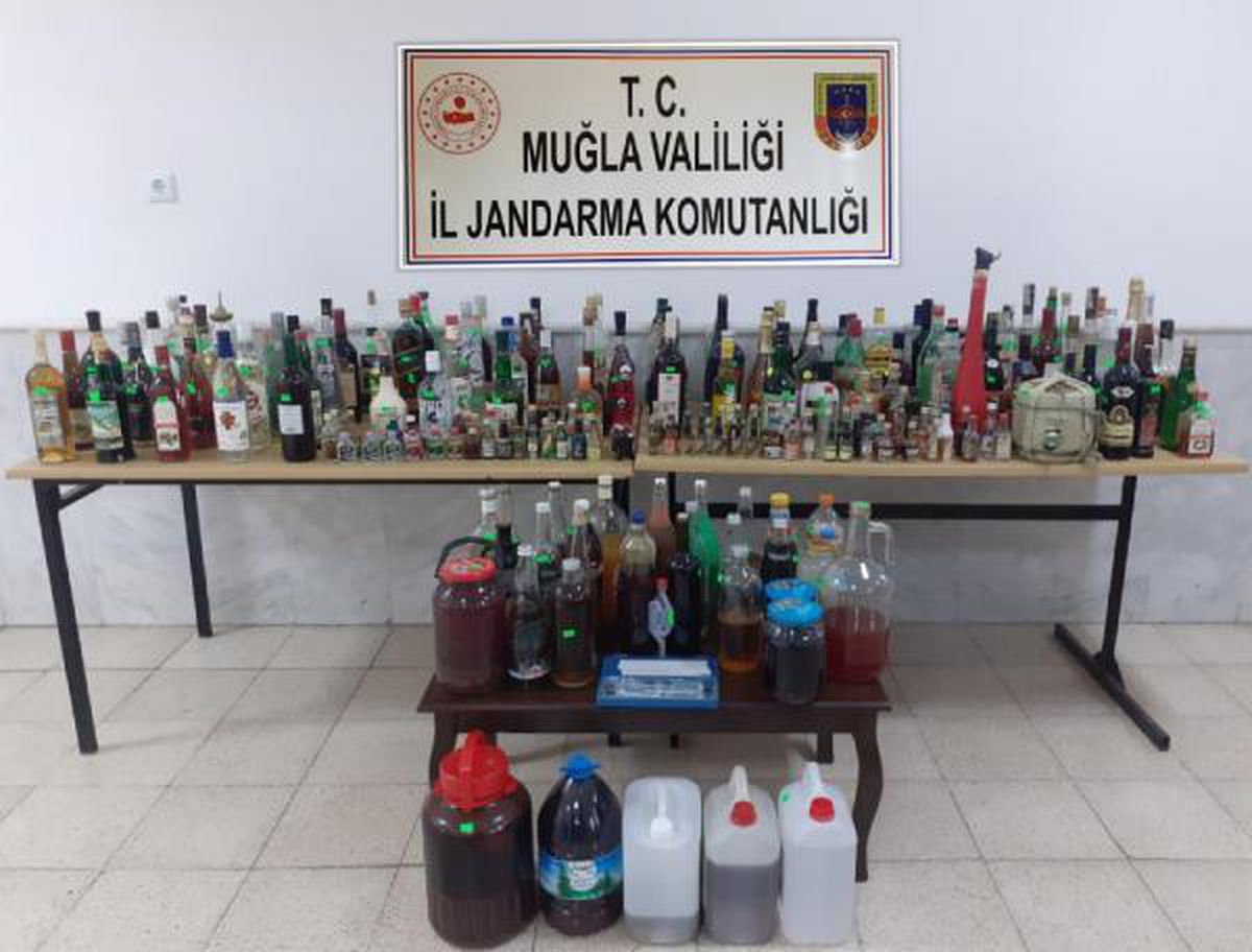 Son dakika haberi... Datça\'da sahte içki operasyonu: 1 gözaltı