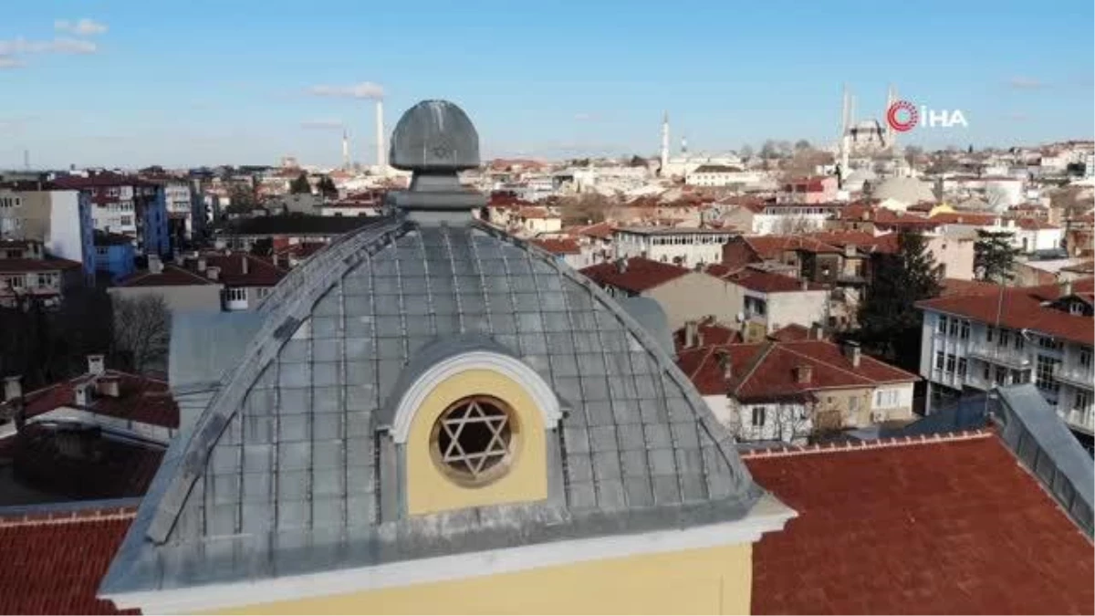 Edirne\'deki Avrupa\'nın üçüncü büyük sinagogu 5 yıldır katılımcılarını ağırlıyor
