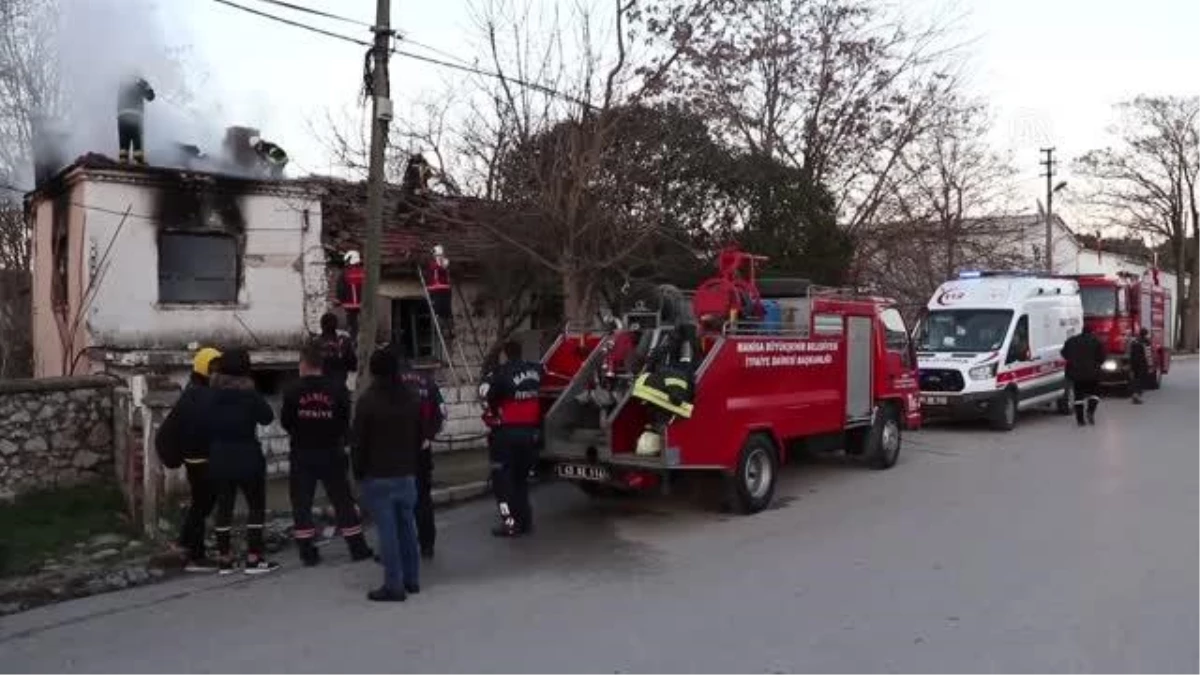 Metruk binada çıkan yangın hasara yol açtı