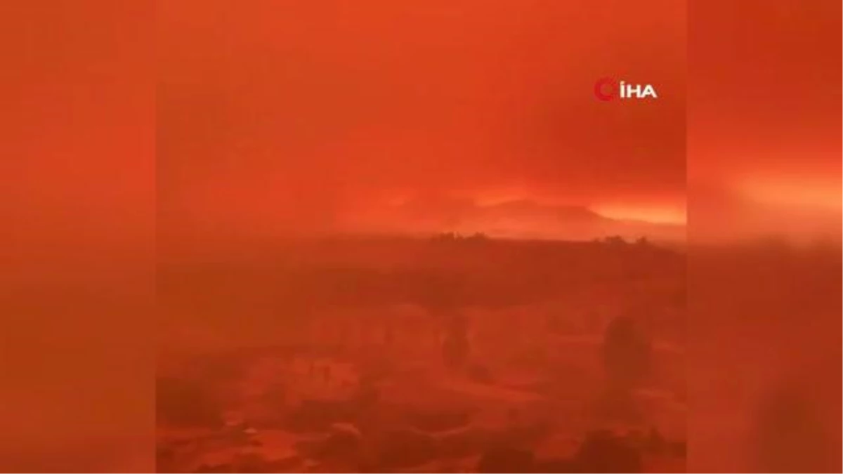 Son dakika gündem: - Şili\'de orman yangını gökyüzünü turuncuya çevirdi- Valparaiso\'da kırmızı alarm verildi