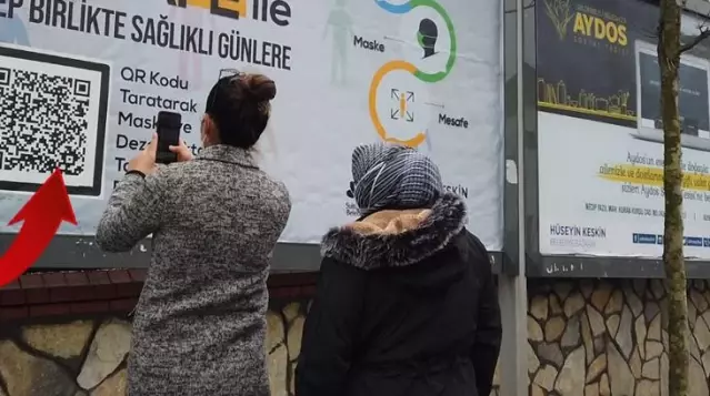 Takdir toplayan hizmet! Bilboarlardaki kodu okutana anında maske ve dezenfektan gidiyor Takdir toplayan hizmet! Bilboarlardaki kodu okutana anında maske ve dezenfektan gidiyor
