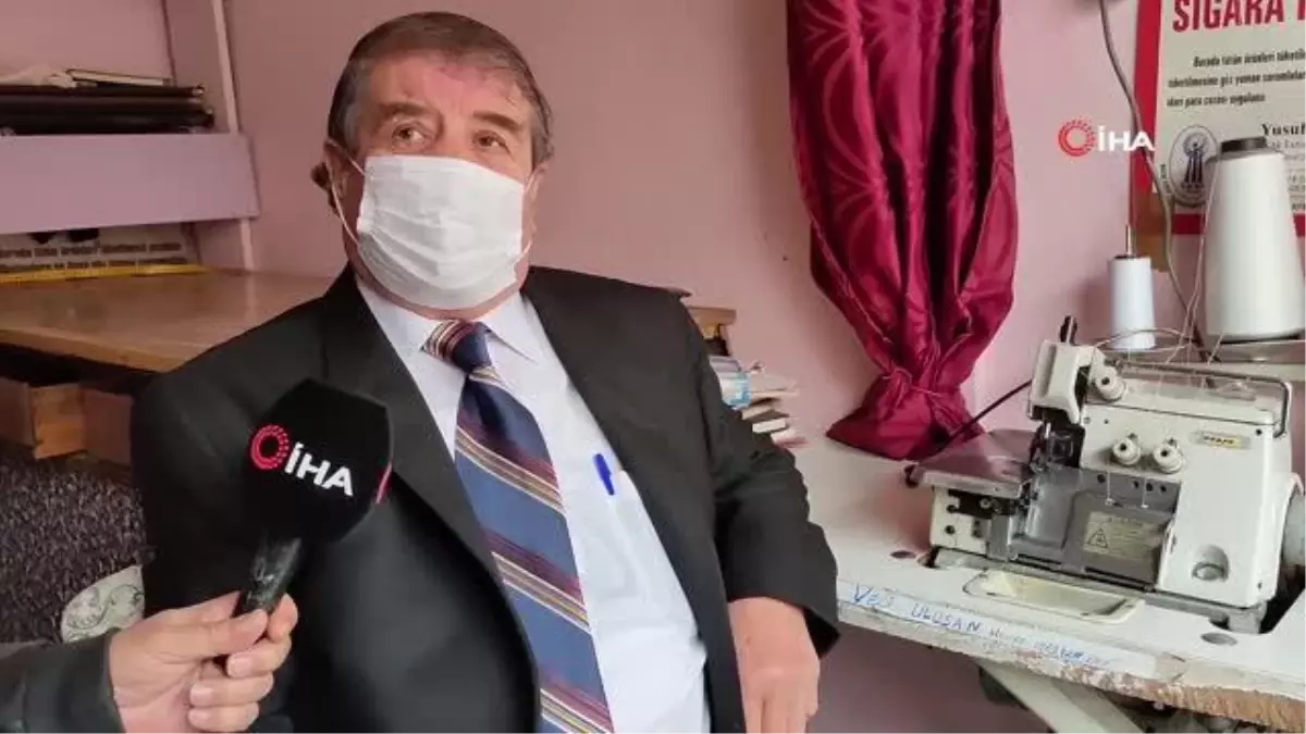 68 yaşında tek başına hazır giyime direniyor