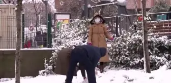 Sultangazi'de kar eğlencesi kısıtlama tanımadı