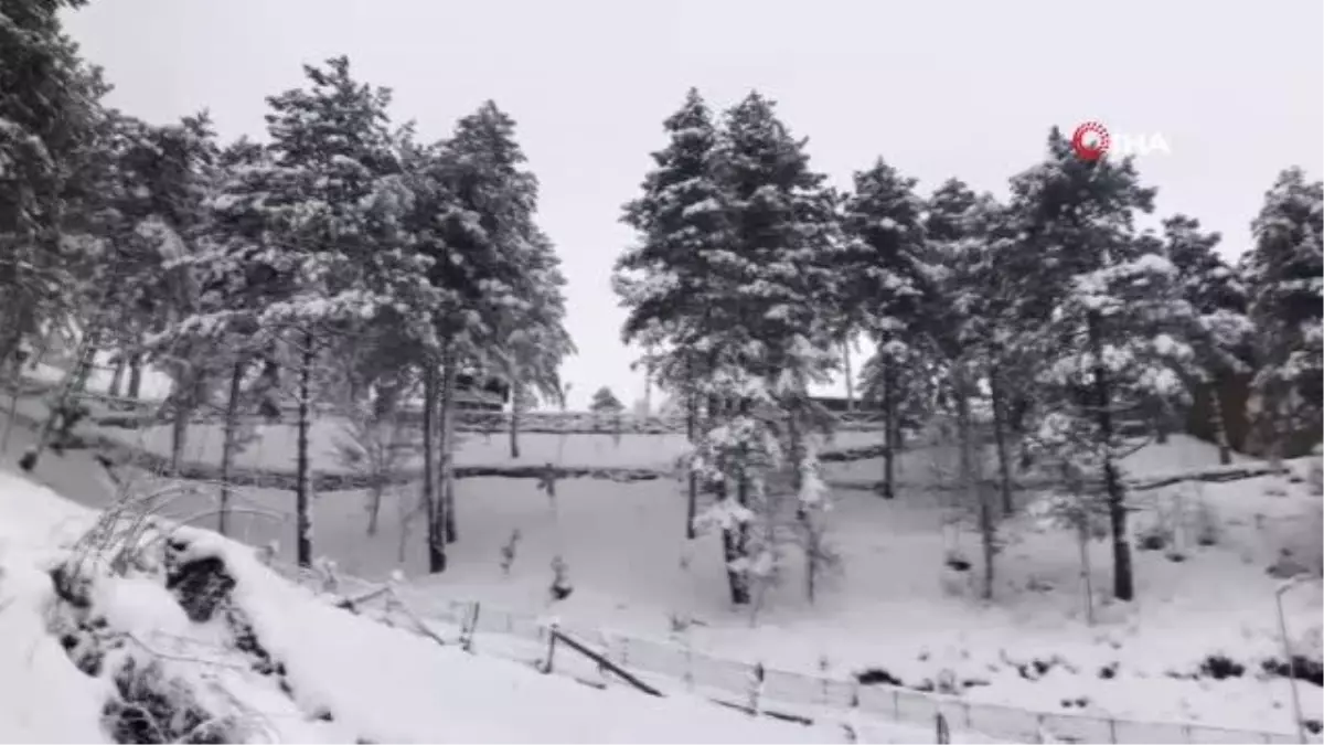 Ihlamur Seyir Terası kar manzaraları ile mest etti