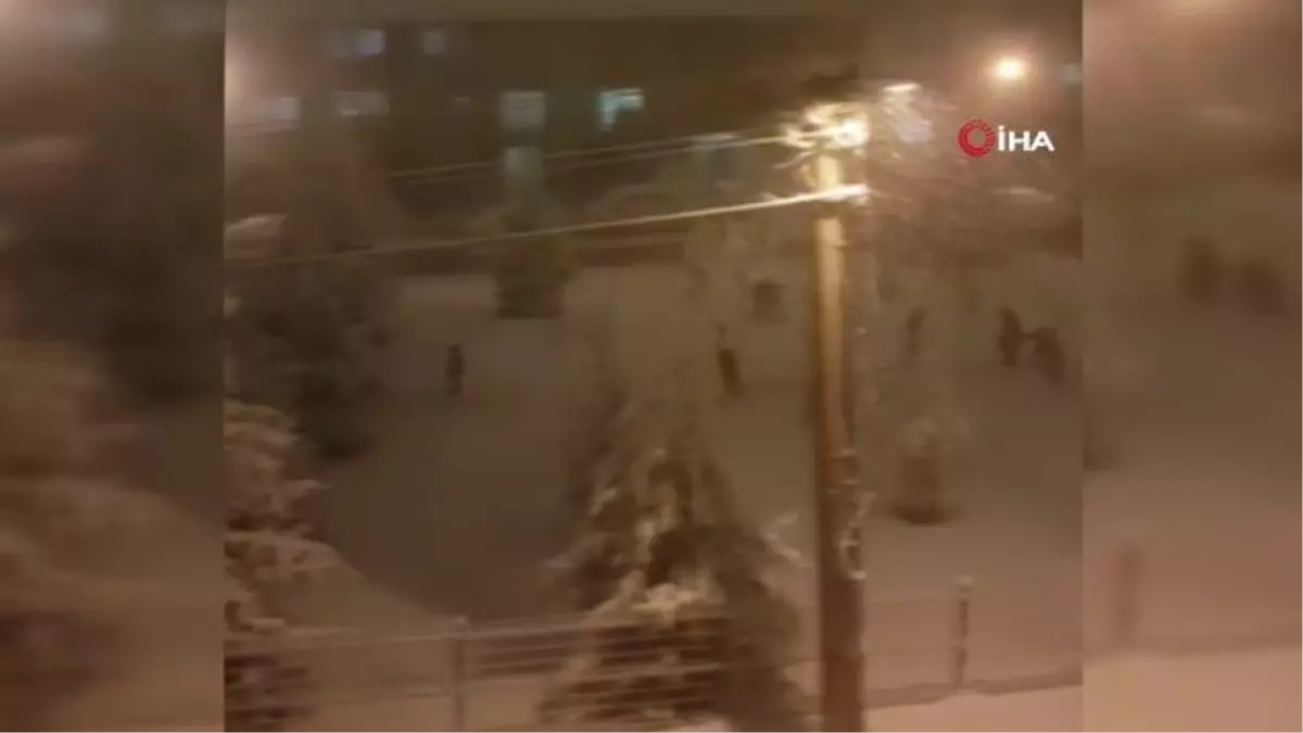 Kar keyfini doyasıyla yaşadılar