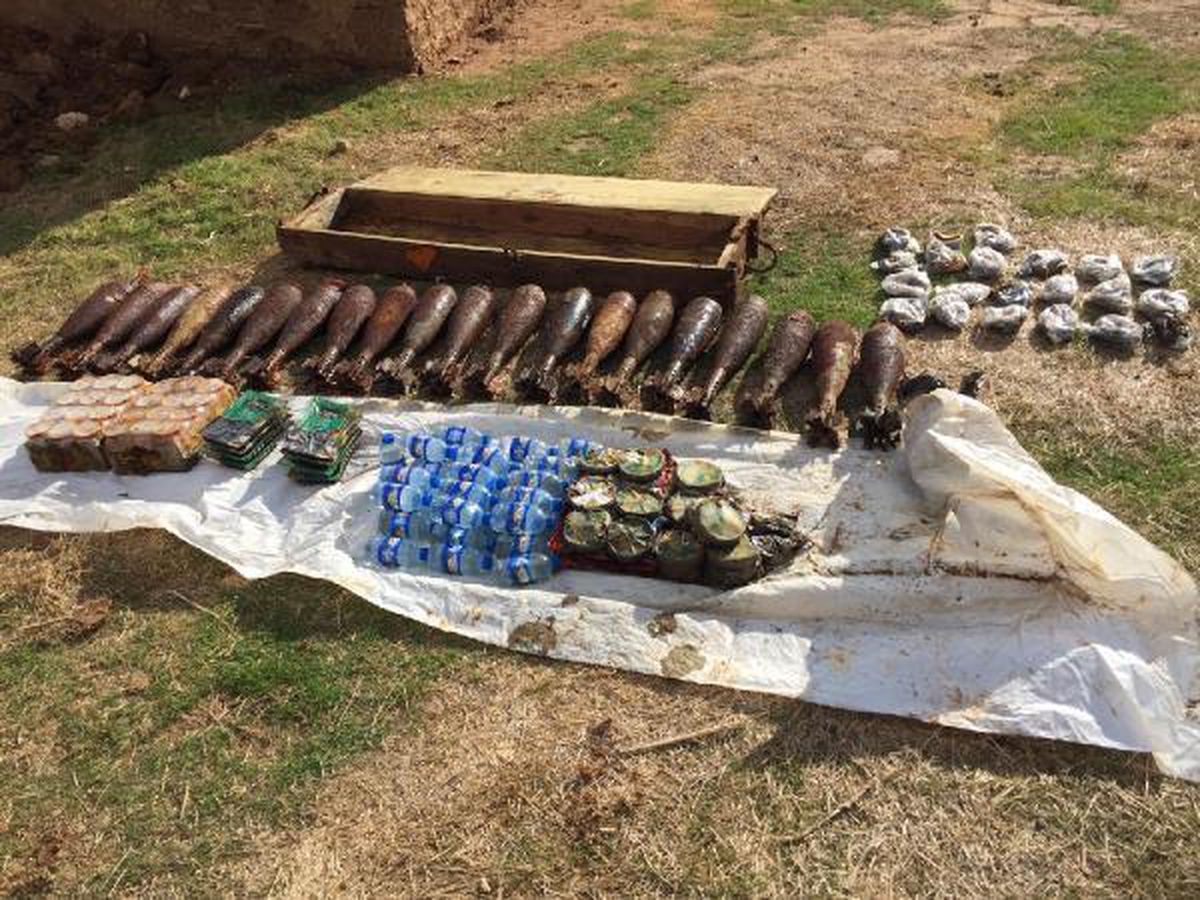 Tel Abyad\'da terör örgütü PKK/YPG\'nin patlayıcıları ele geçti