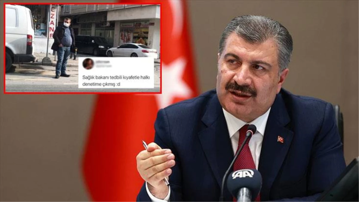 Sağlık Bakanı Fahrettin Koca\'ya benzeyen vatandaş sosyal medyada gündem oldu! Espriler havada uçuşuyor