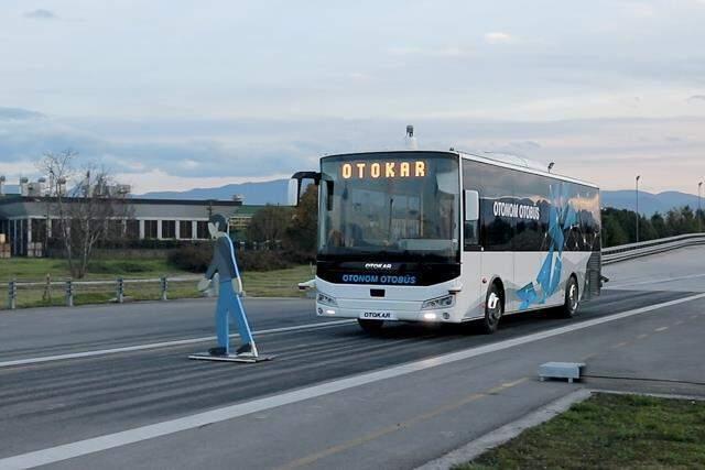 Türkiye'nin sürücüsüz otobüsü testleri başarıyla geçti