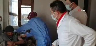 90 yaşındaki vatandaşlara aşılama başladı