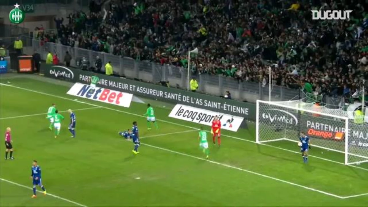 Fransa Derbisi\'nde AS Saint-Etienne Lyon\'u Mağlup Ediyor