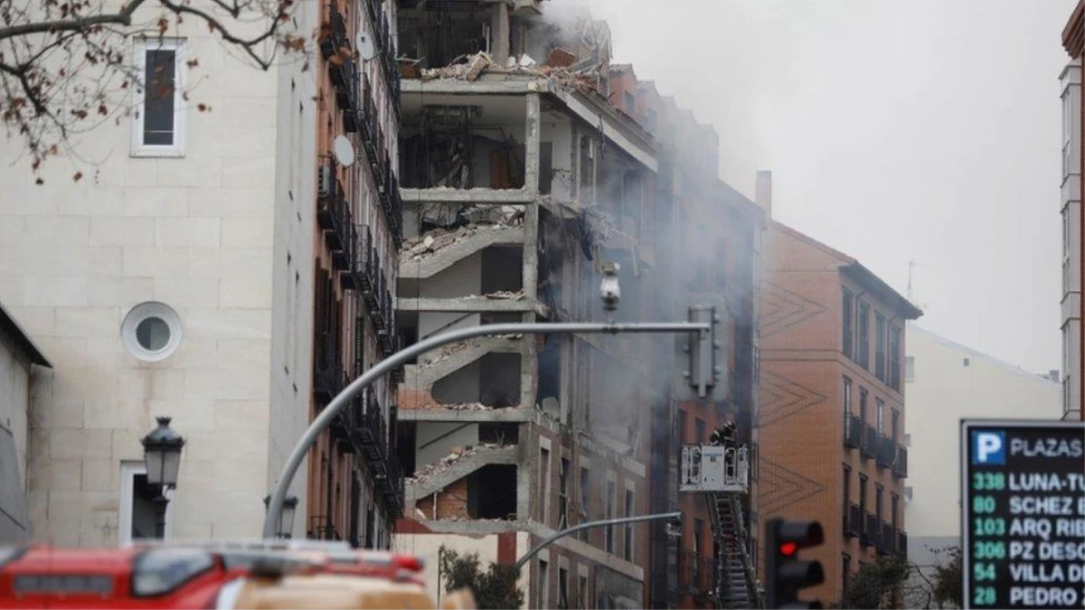 Madrid\'in merkezindeki patlamada en az iki kişi öldü