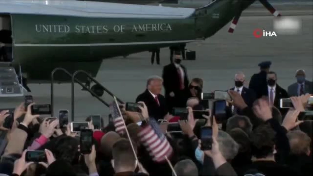 Trump: "Başkanınız olmak hayatımın en büyük onur ve şerefiydi"Trump\'a Andrews Hava Üssünde coşkulu vedaTrump: "Bu bir veda ama yeniden...