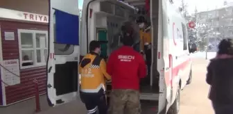 Üzerine sünger düşen genç hastanelik oldu