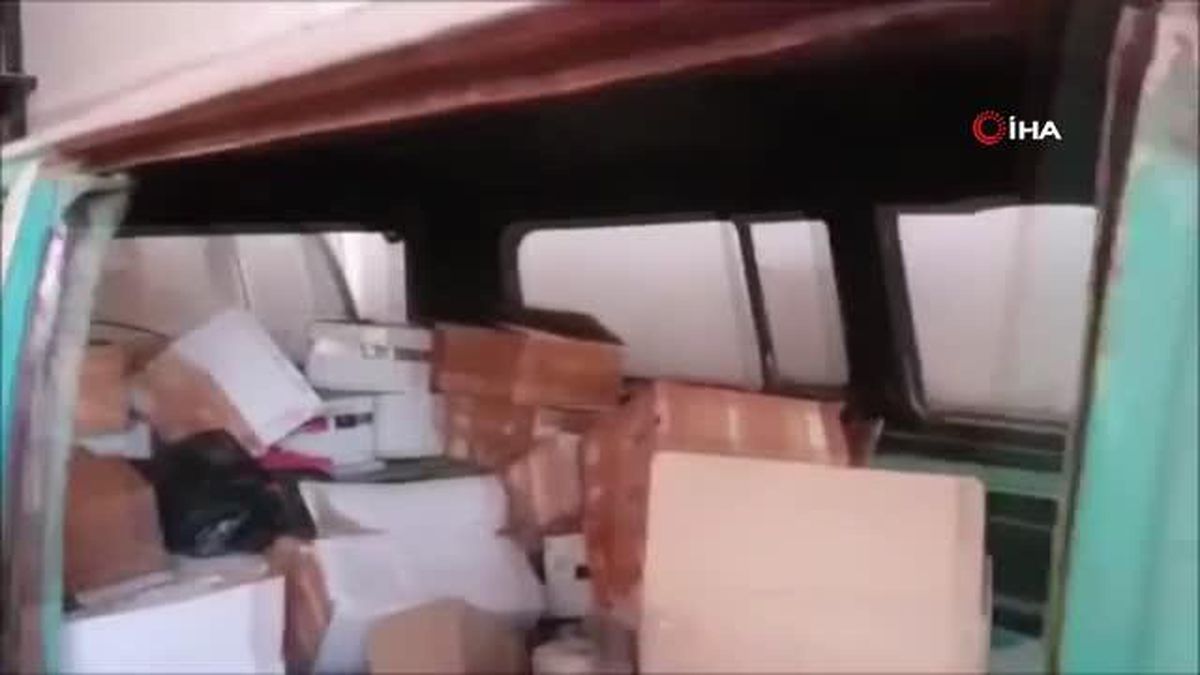 Çorum'da 831 kilo kaçak tütün ele geçirildi