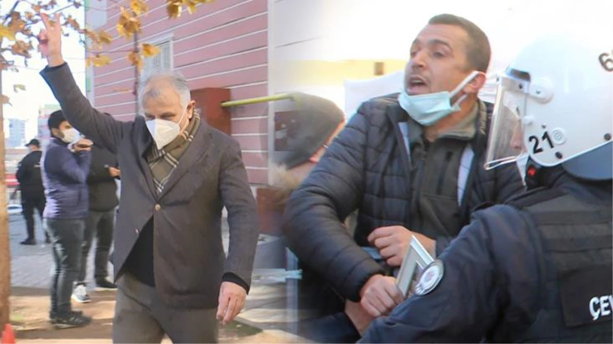 HDP\'li milletvekili evlat nöbetindeki ailelere zafer işareti yapınca ortalık karıştı