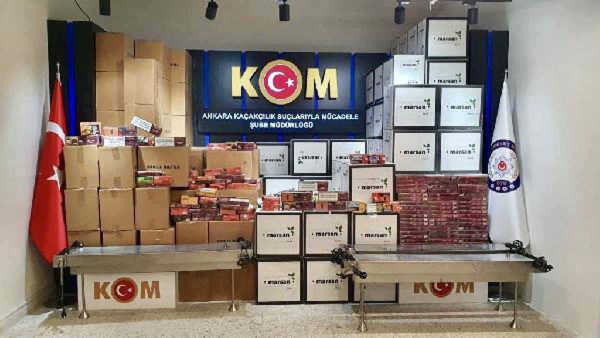 Son dakika haberleri... Ankara\'da kaçakçılık operasyonu: 9 gözaltı