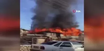 Beypazarı'nda 2 ev kül oldu