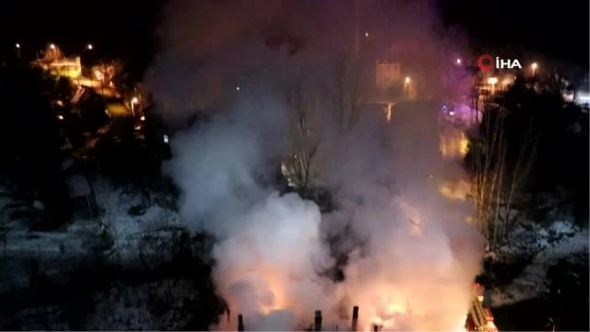 Son dakika haber | Gümüşhane\'de tek katlı evin çatı katında korkutan yangın
