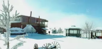 Soğuk havanın etkisiyle ağaçlarda oluşan kırağı ve nehirlerdeki buharlaşma güzel görüntü oluşturdu